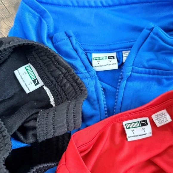 Puma 3-piece Athletic Set boys size 6 athleisure - Picture 7 of 7